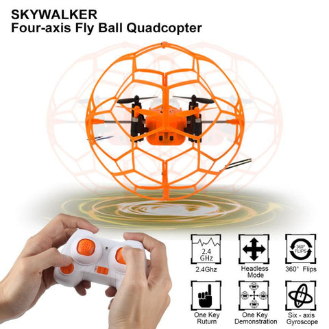 Mini Drone Helic Max Sky Walker 1340 2.4GHz 4CH Fly Ball RC Quadcopter